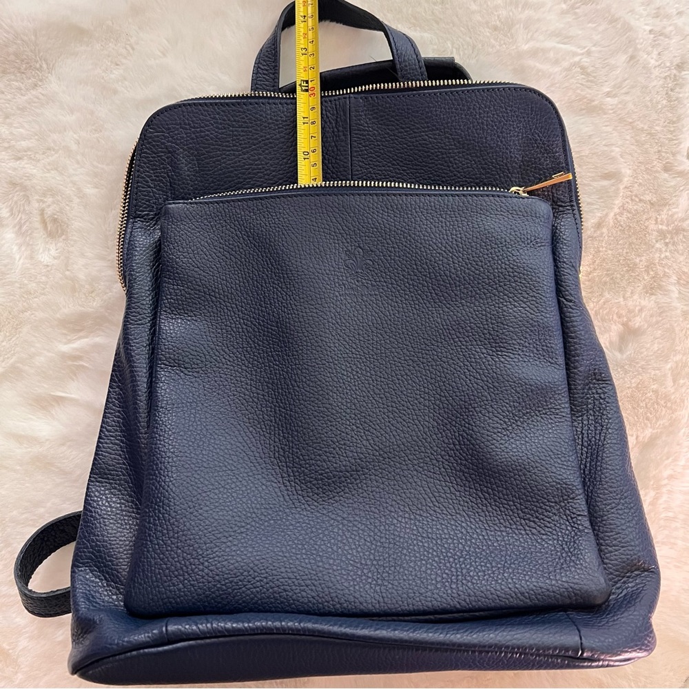 Vera Pella Convertible Backpack/Crossbody/Shoulder/Carry Bag Italian Leather - Picture 13 of 17